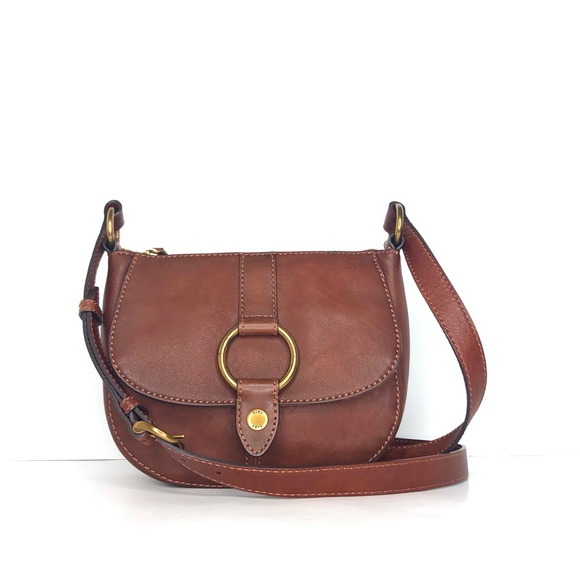 Frye Bags Frye Saddle Flap Brown Crossbody Bag Poshmark
